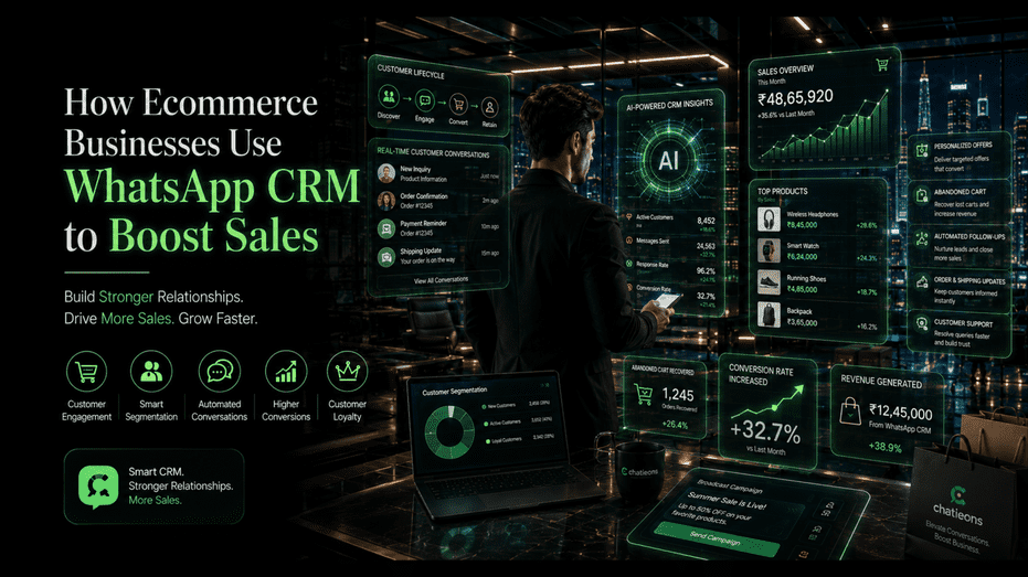 🛒 How Ecommerce Businesses Use WhatsApp CRM to Boost Sales