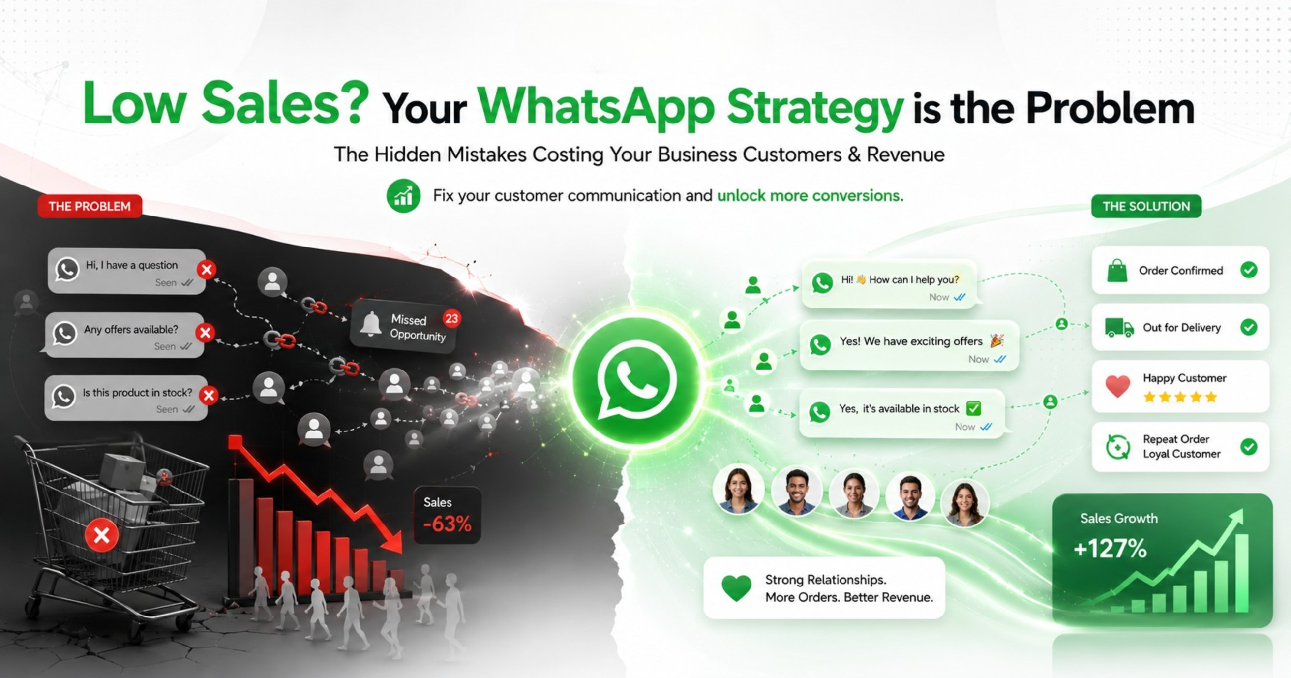 🚀 Low Sales? Your WhatsApp Strategy is the Problem