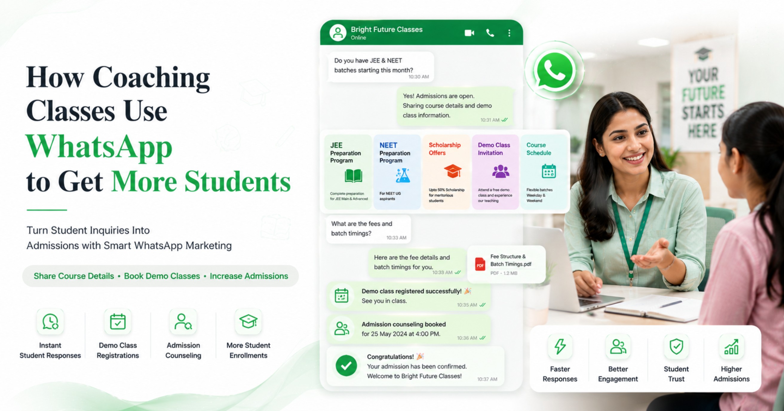 📚 How Coaching Classes Use WhatsApp to Get More Students
