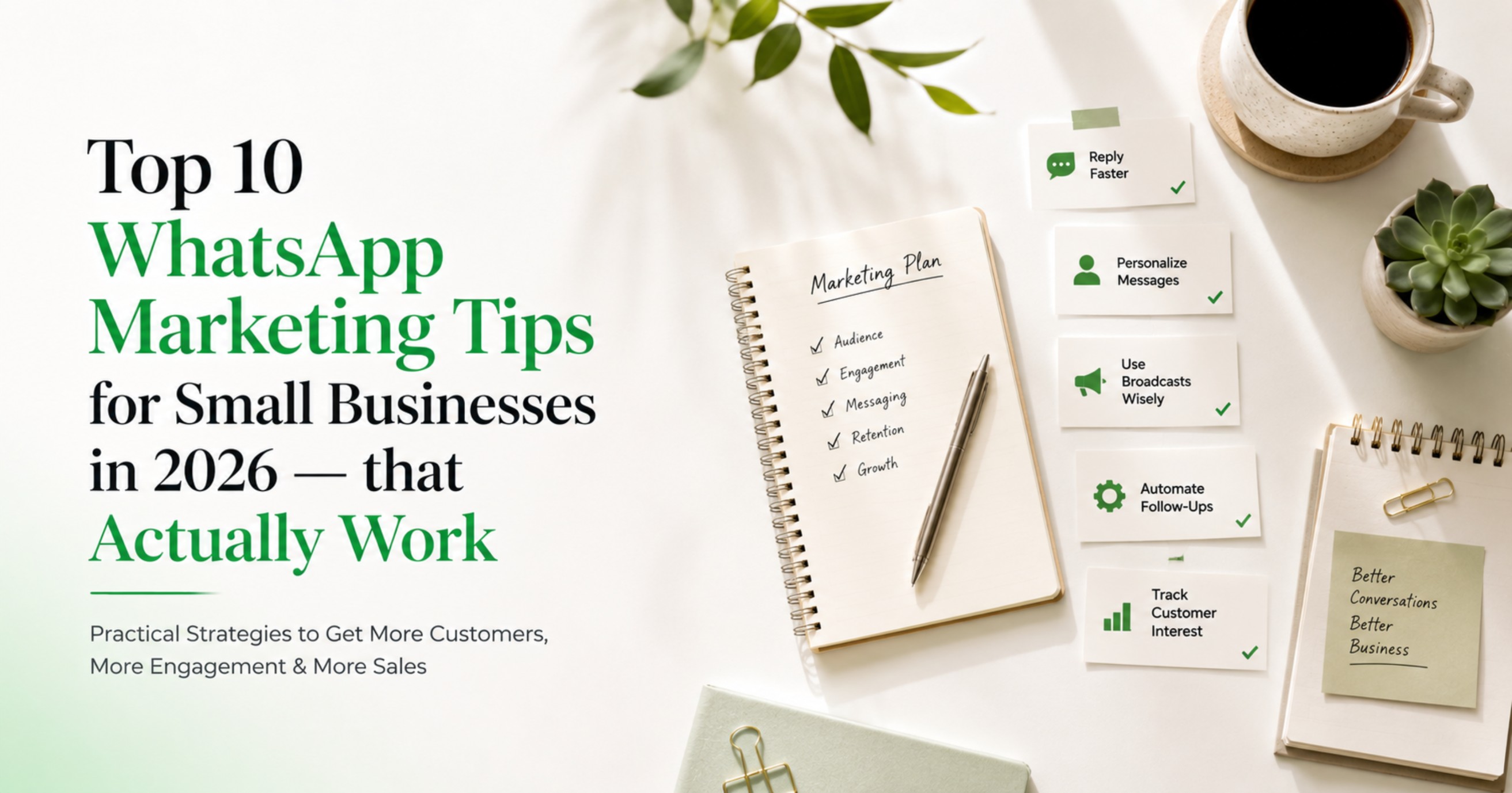 Top 10 WhatsApp marketing tips for small businesses in 2026 — that actually work